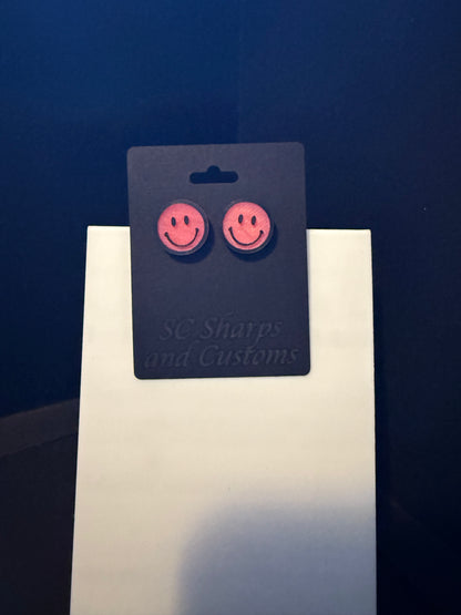 Smiley Face Stud Earrings