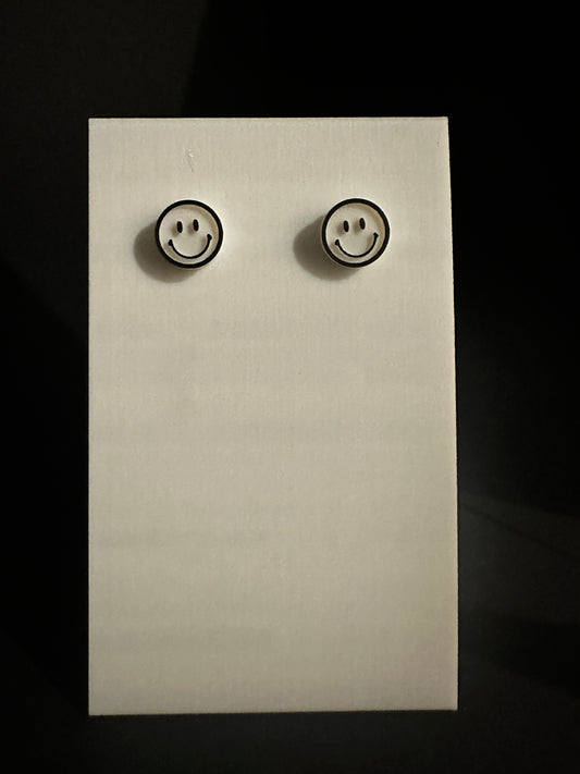 Smiley Face Stud Earrings